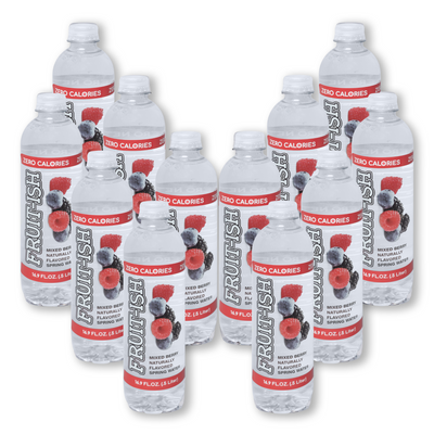 KRISPwtr Fruit-ish Mixed Berry Flavored Spring Water - 12 pack