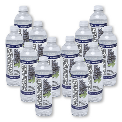 KRISPwtr Fruit-ish Grape Flavored Water 12 pack